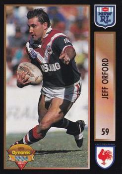 1994 Dynamic Rugby League Series 1 #59 Jeff Orford Front